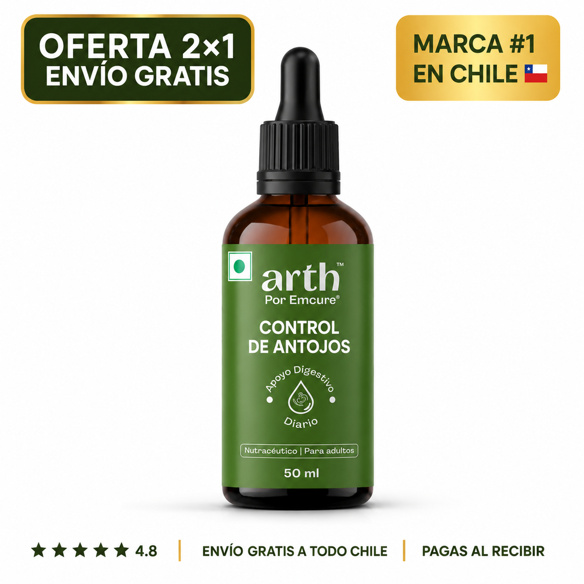 Control de Antojos™ | Gotas Naturales 50 ml