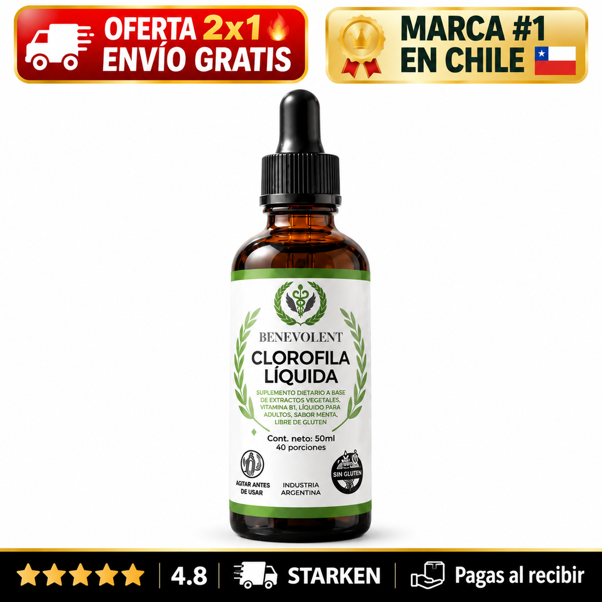 Clorofila Líquida Natural · Limpia Desde Adentro