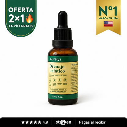 Combo 2 Drenaje Linfático Aurelys | Reduce Hinchazón y Retención